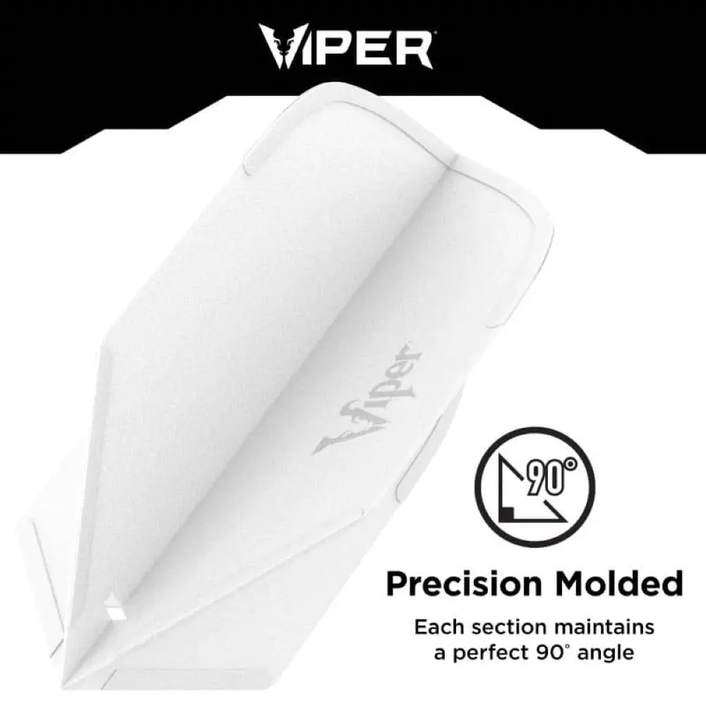 Pluma Dardos Viper Cool Flights Slim White30-7703 vista 3