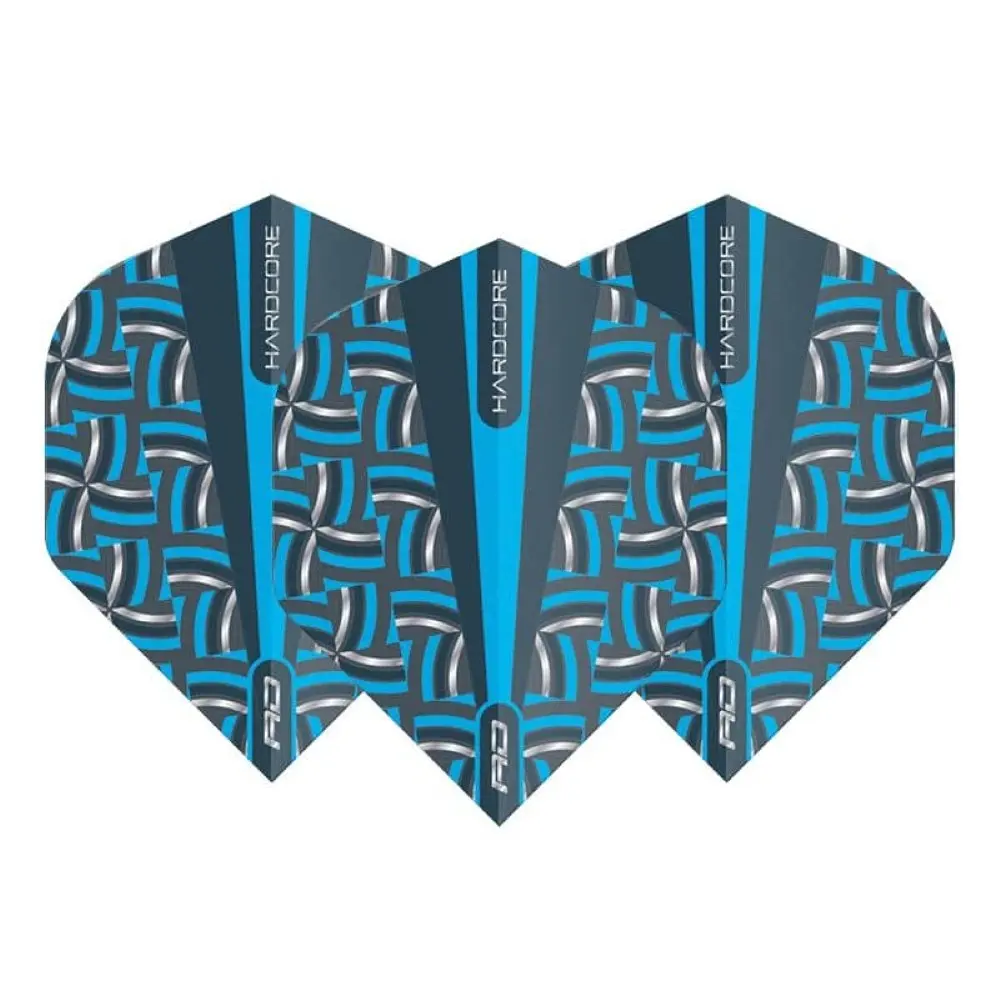 Plumas Flights Red Dragon Hardcore Radikal Blue Rope vista 2