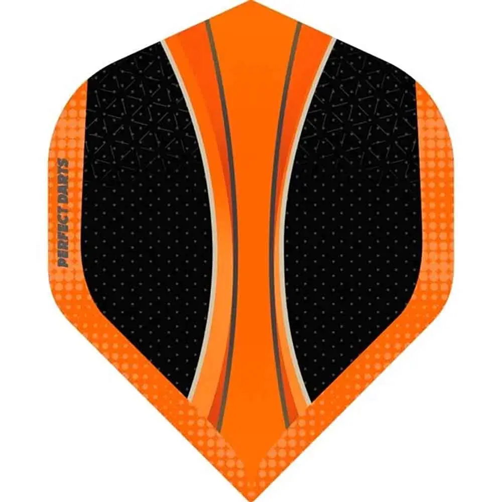 Plumas Perfect Darts Solarfox No2 Std Negro NaranjaF3249