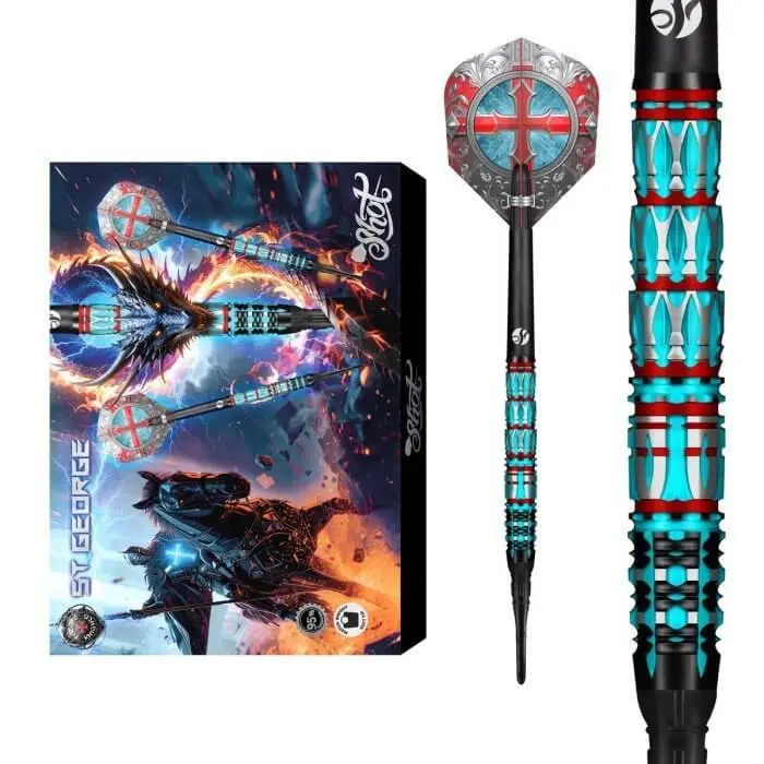 Dardos Shot Future Knights St George SofttipSH- 95% Tungsteno 20g Profesionales vista 5