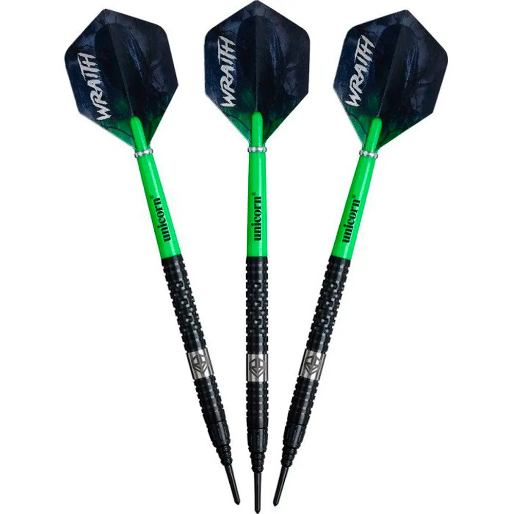 Dardos Unicorn Darts Wraith Ross Smith P.Plástico 90% Tungsteno 20g Profesionales vista 3