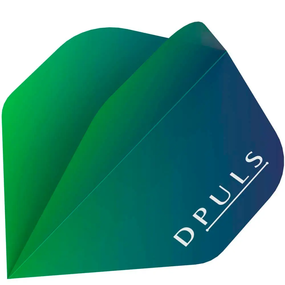 Plumas Bulls Darts DE Dpuls Standard Azul y Verded43012 vista 2