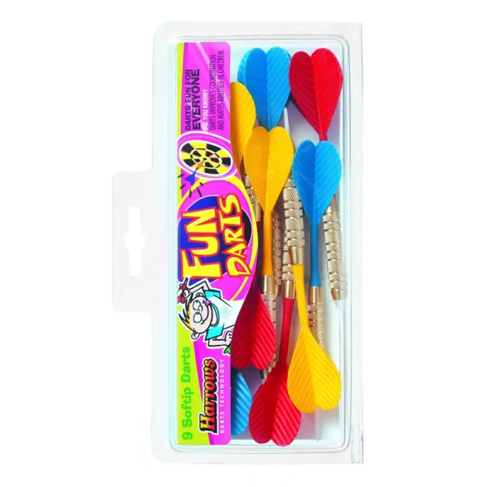 Pack Dardos Harrows Fun Darts 2ba 4mm Set Latón 14g Iniciación vista 3