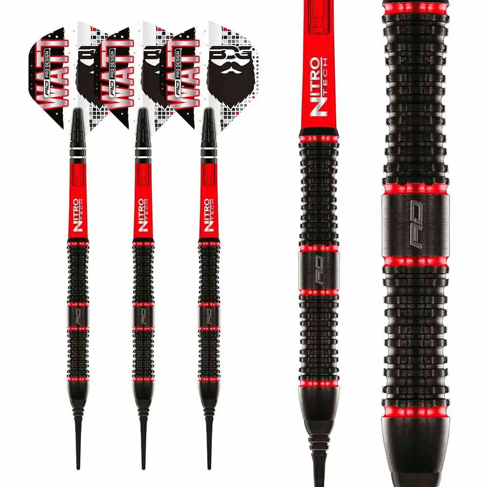 Dardos Red Dragon Jason Watt 90% Tungsteno 22g Profesionales vista 3