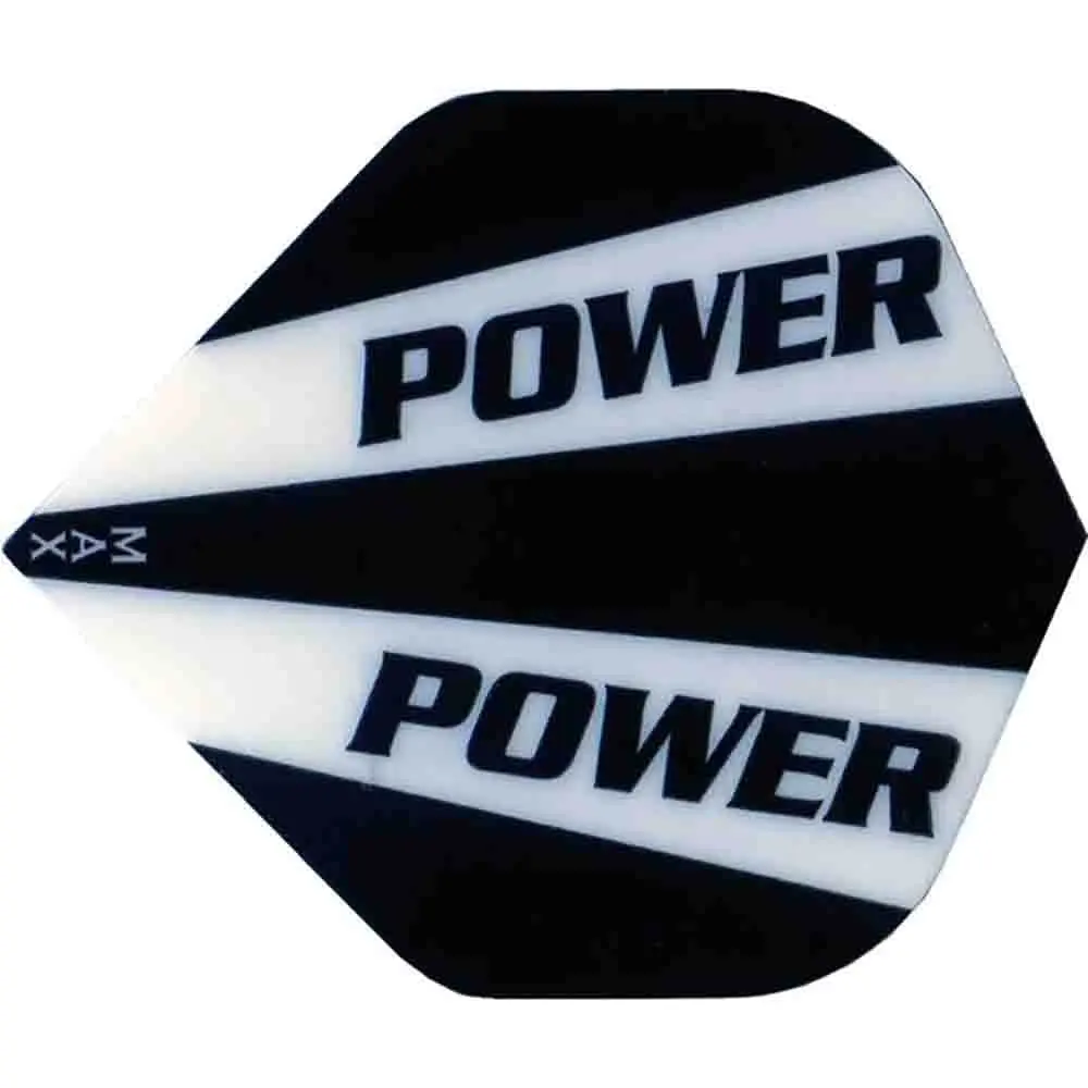 Plumas Power MAx Standard Logo Negra Blanca SolidF3625 vista 3