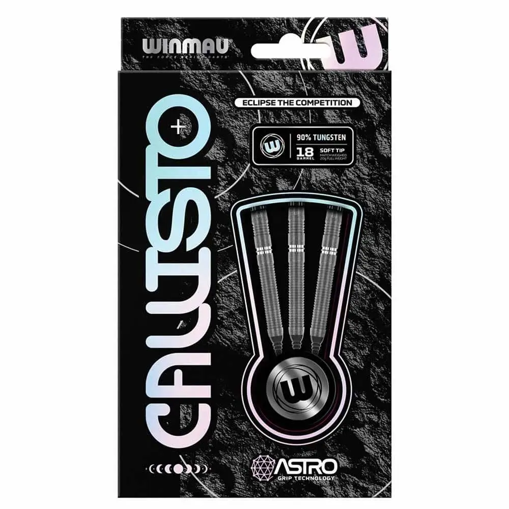 Dardos Winmau Callisto 1 Straight 20 90% Tungsteno 20g Profesionales vista 3