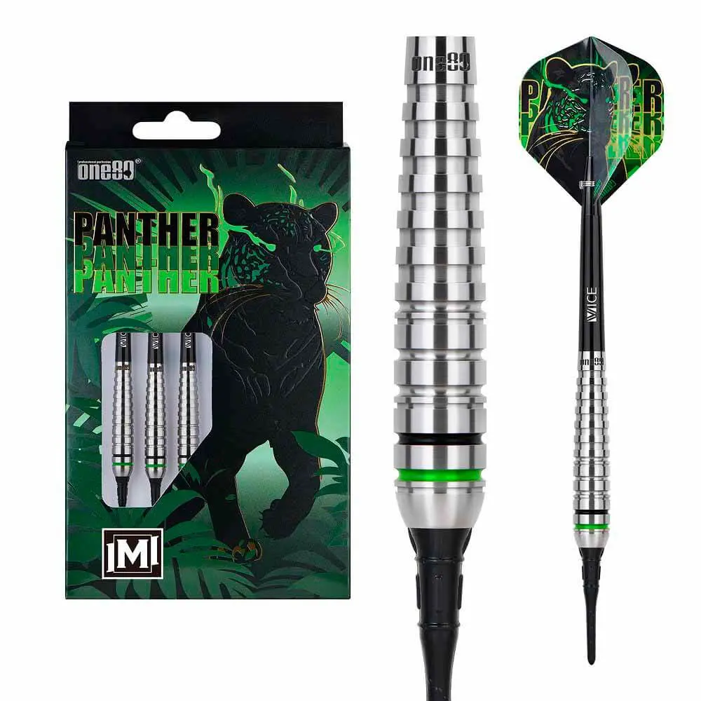 Dardos One80 Panther M P.Plastico 80% Tungsteno 20g Alto Rendimiento vista 2
