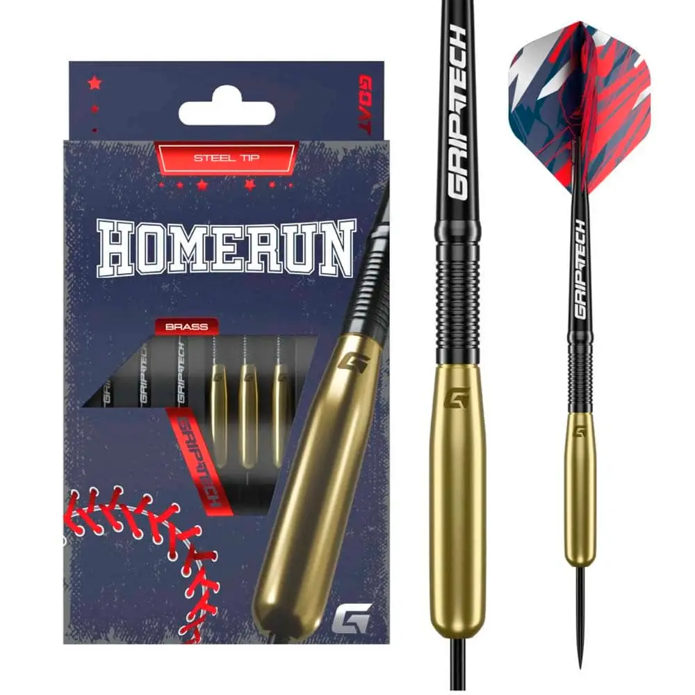 Dardos GOAT Homerun Gold Latón Steel 15g vista 6
