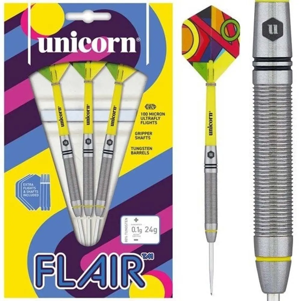 Dardos Unicorn Darts Flair 5 80% 24g vista 3