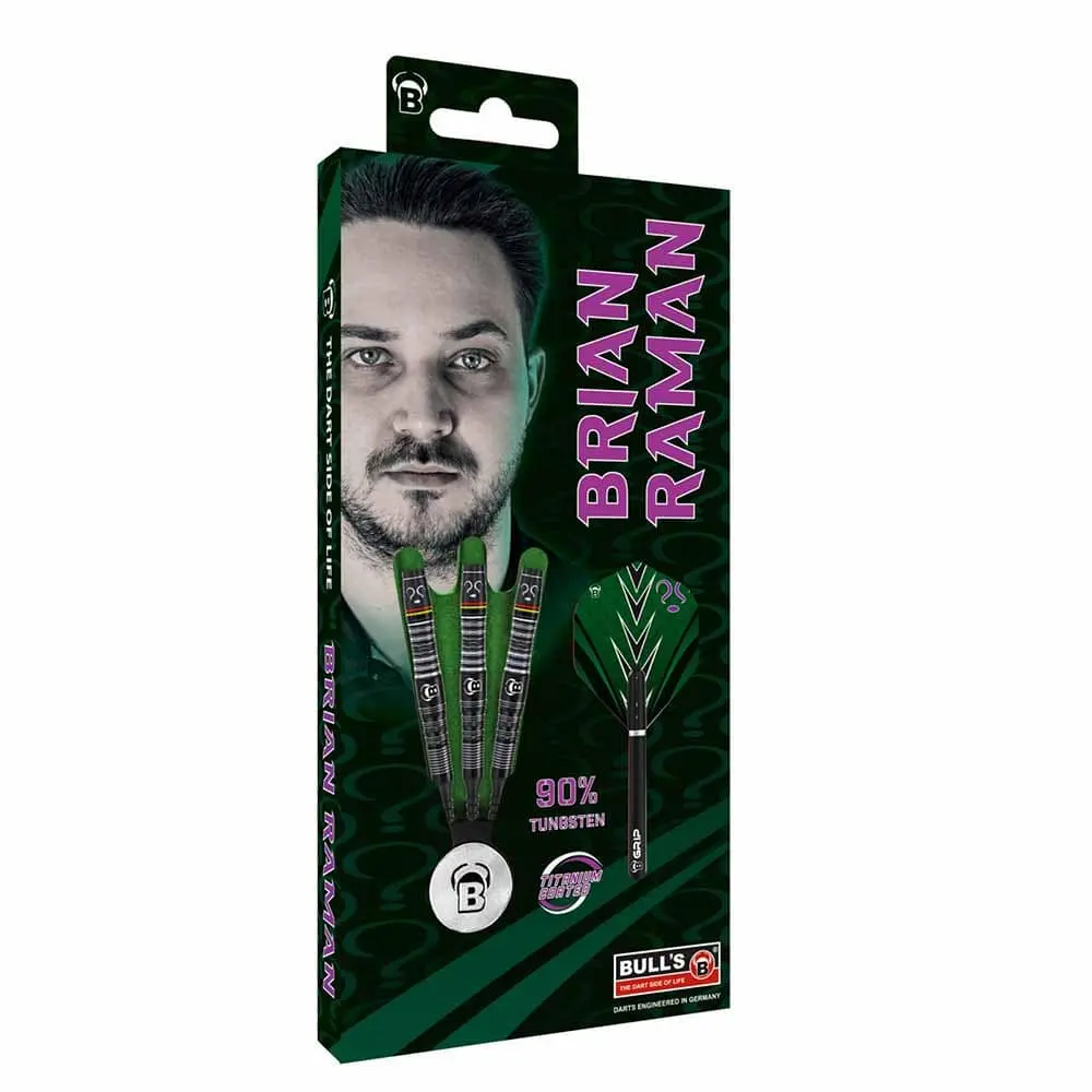 Dardos Bulls DE Brian Raman 90% Tungsteno 18g Profesionales vista 4