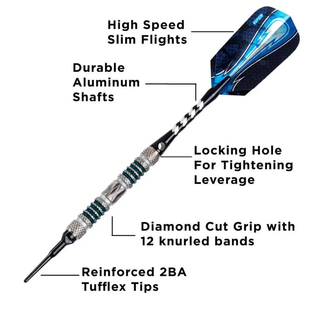 Dardos Viper Astro Darts 21--18 80% Tungsteno Alto Rendimiento vista 3