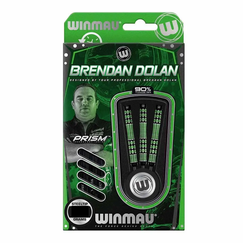 Dardos Winmau Brenda Dolan 21 90% Tungsteno 21g Profesionales vista 3