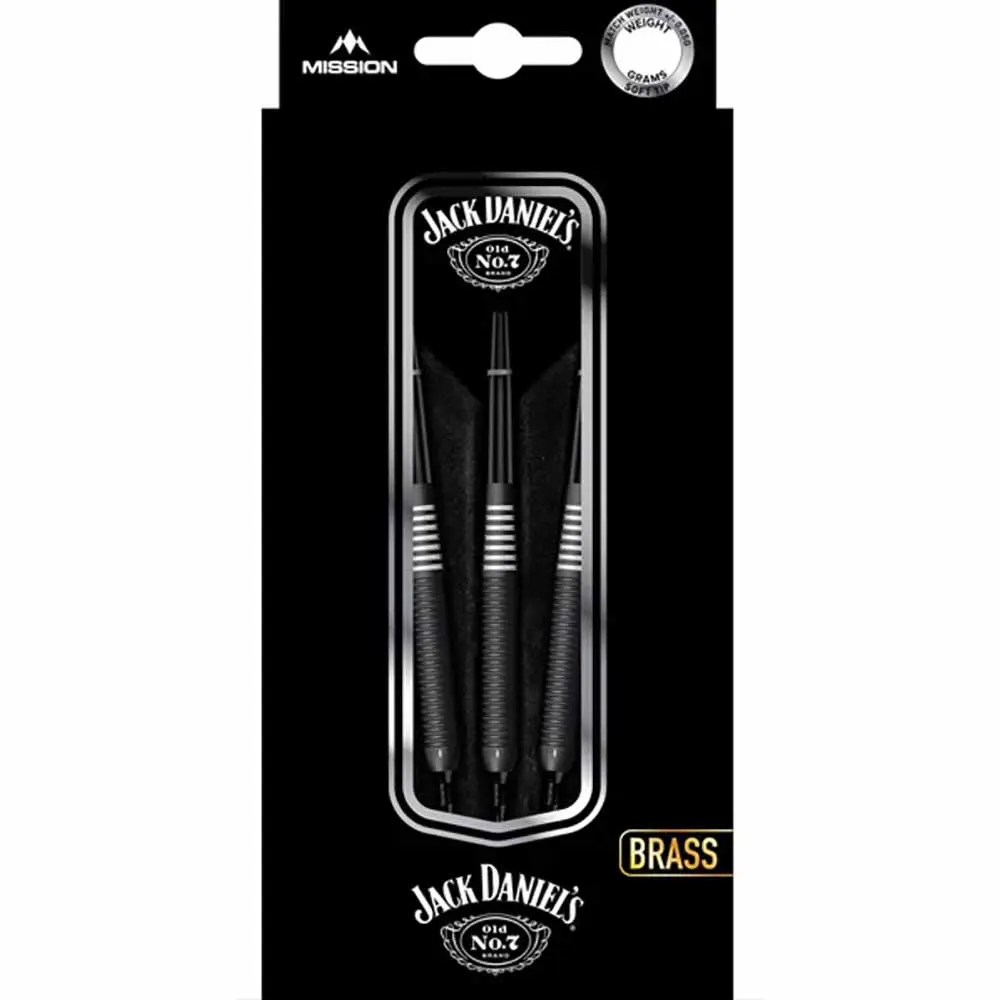 Dardos Mission Darts Jack Daniels 19g Punta Acero vista 3