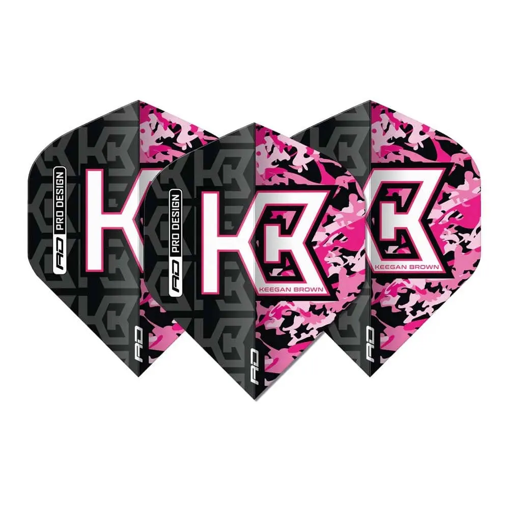 Plumas Flights Red Dragon Keegan Brown Hardcore Standard vista 3
