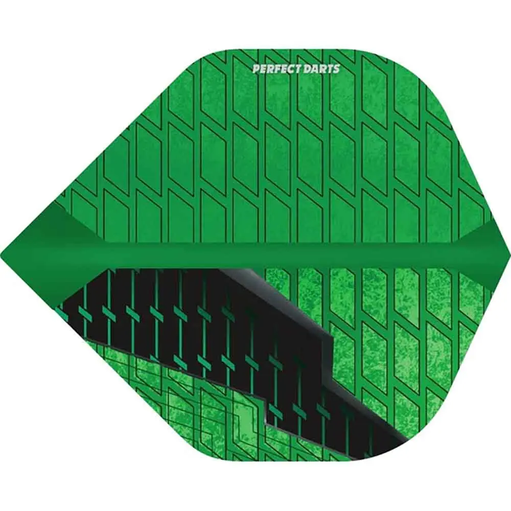 Plumas Perfect Darts Black Grenade No2 Std VerdeF3367 vista 3