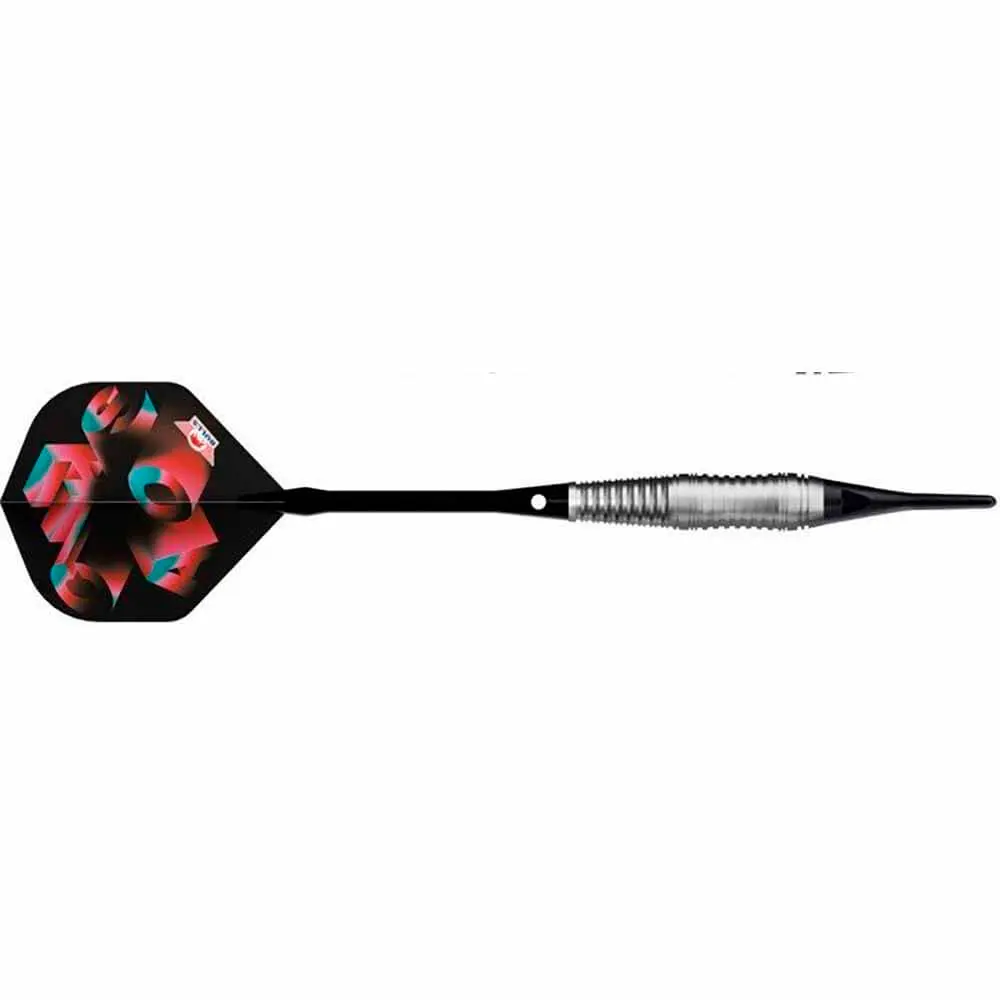 Dardos Bulls Darts Chaos Pink P.Plastico 90% Tungsteno 20g Profesionales