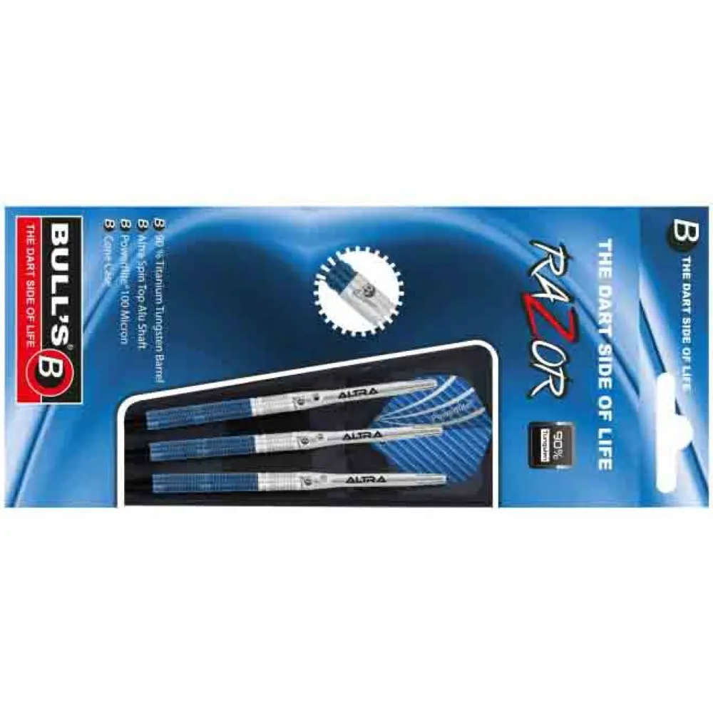 Dardos Bulls DE Razor R1 90% Tungsteno 18g Profesionales vista 3