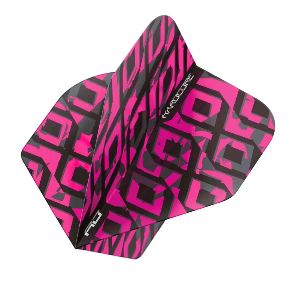 Plumas Flights Red Dragon Hardcore Radikal Negro Rosa vista 3