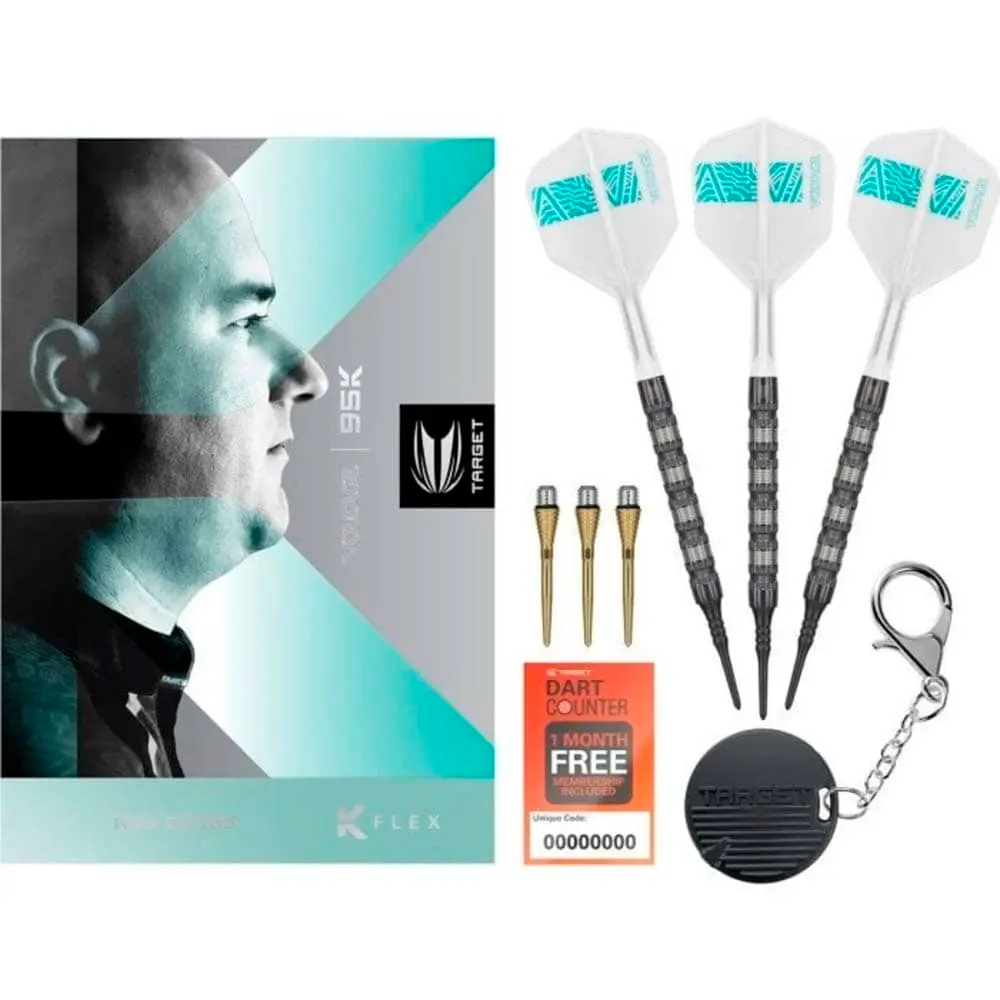 Dardos Target Darts Rob Cross 95K 90% Tungsteno 18g Profesionales vista 3