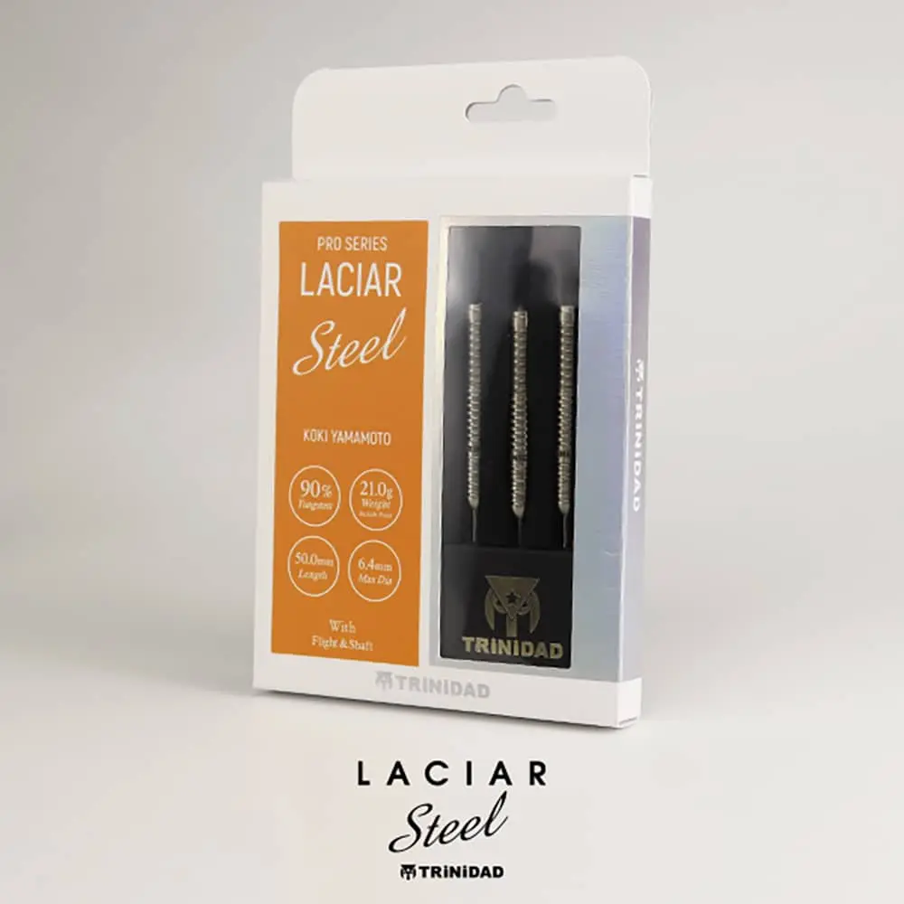 Dardos Trinidad Darts Laciar Koki Yamamoto 21.0g 90%T vista 4