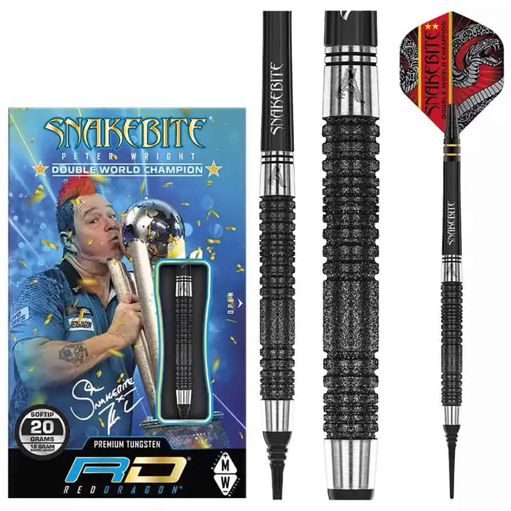 Dardos Red Dragon Peter Wright Double WC SE 85% Tungsteno 20g Alto Rendimiento vista 2