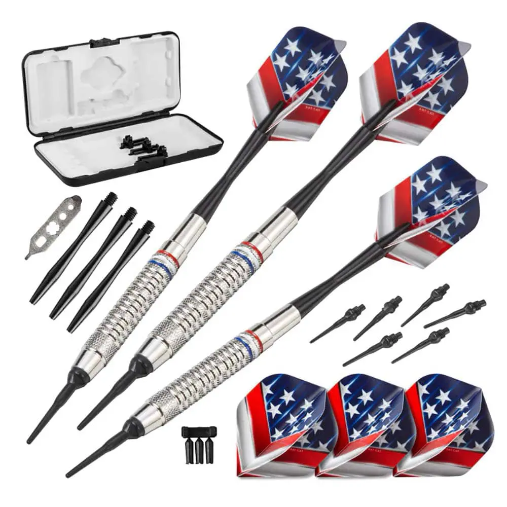 Dardos Fat Cat Darts Support Our Troops Nickel 20--20 Latón Iniciación