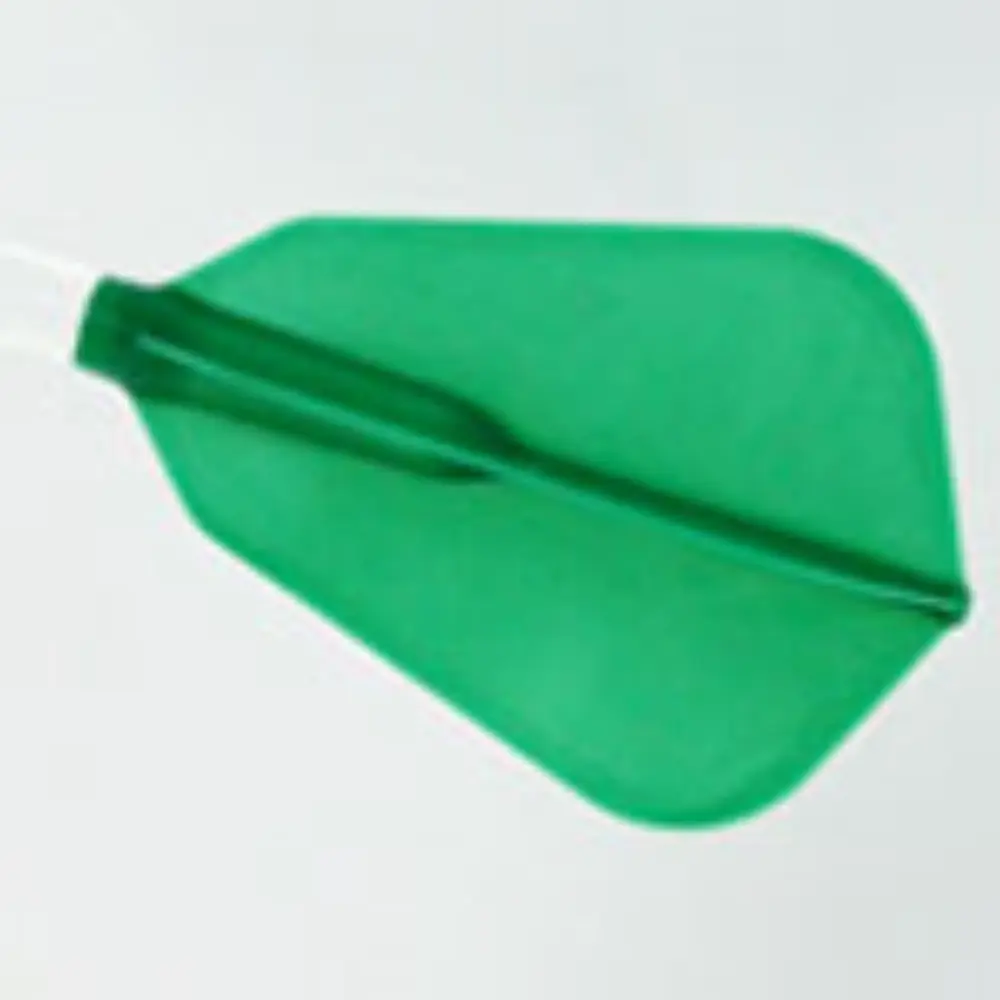Plumas Fit Flight Air Fantail Verde Oscuro F-Shape vista 2