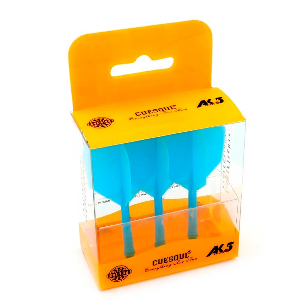 Plumas Cuesoul Flights AK5 Shape M AzulCSAK-55YS vista 2
