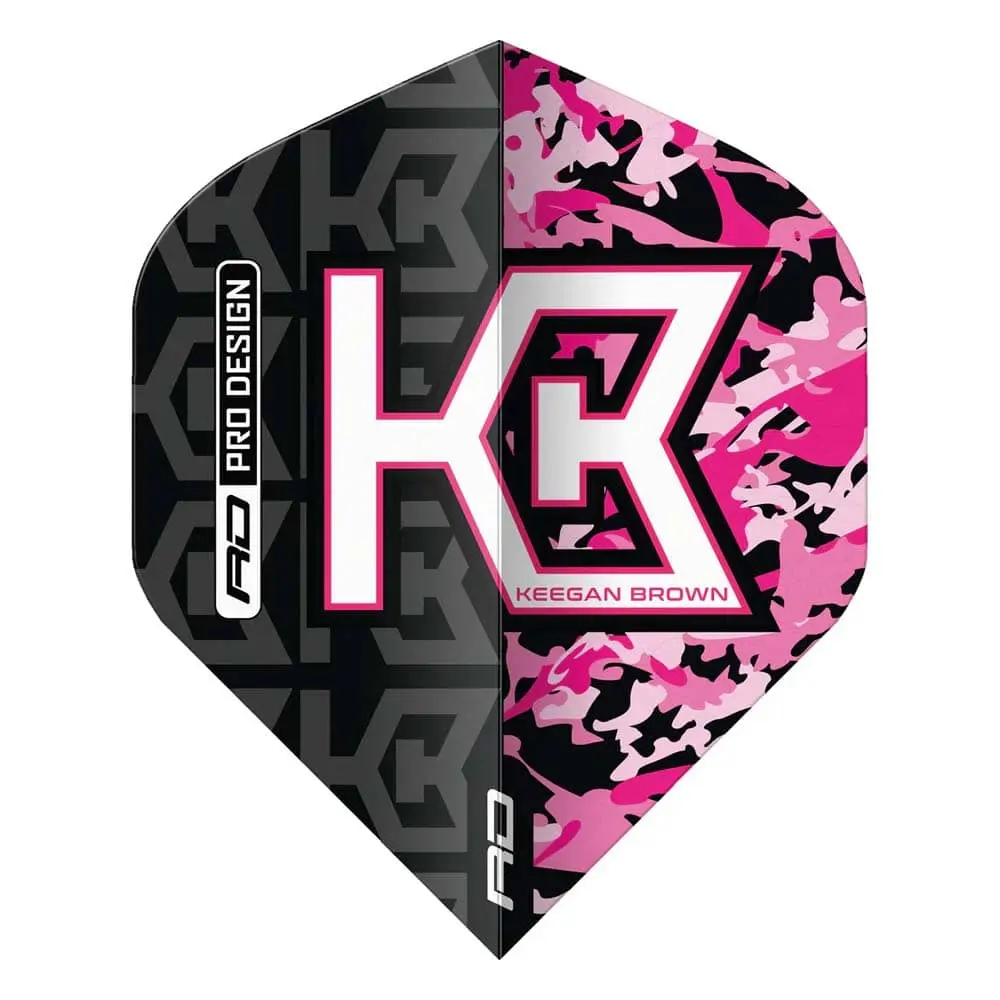 Plumas Flights Red Dragon Keegan Brown Hardcore Standard