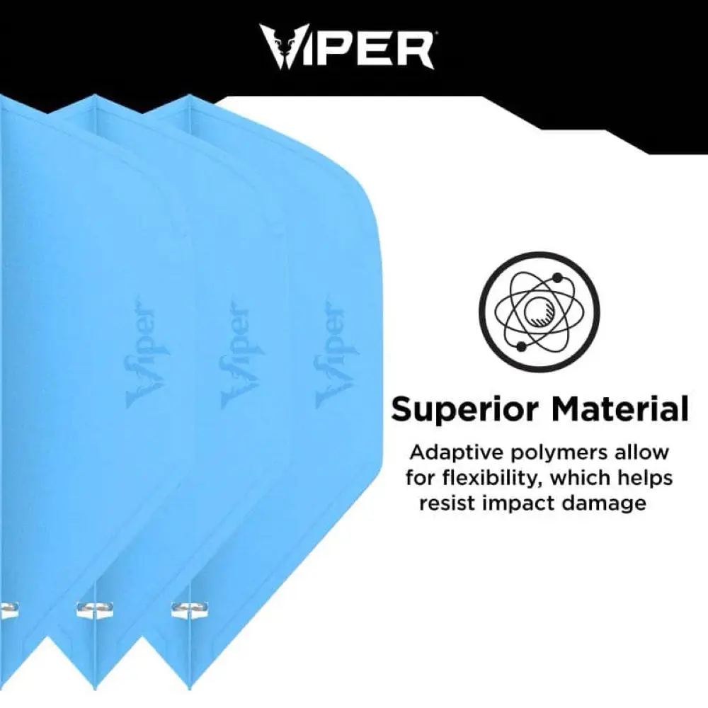 Pluma Dardos Viper Cool Flights Standard Blue30-7727 vista 3