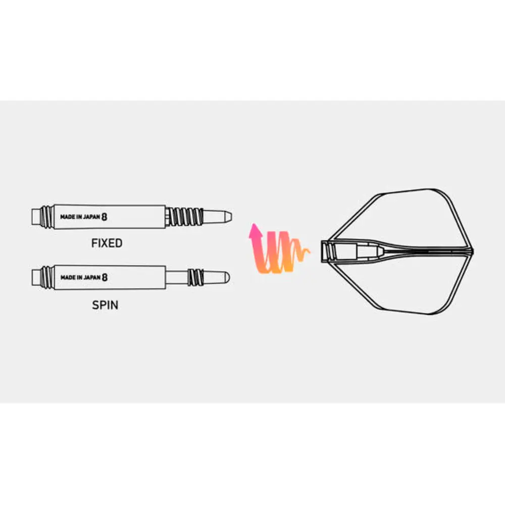 Plumas Flights 8 Flights Pear White Set 3 Unit.400022 vista 2