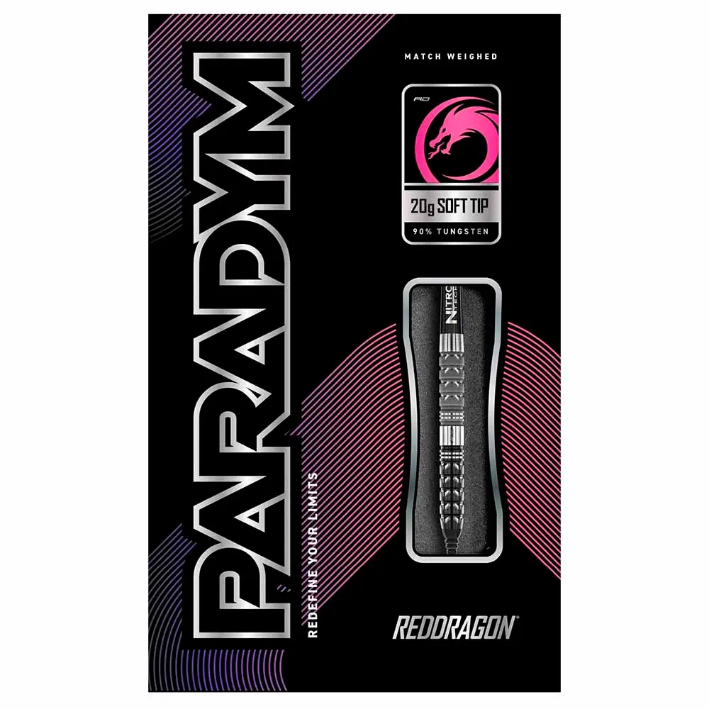 Dardos Red Dragon Paradym Tapered 90% Tungsteno 20g Profesionales vista 3