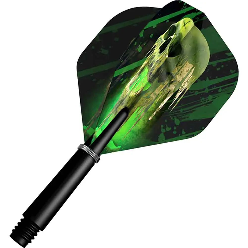 Plumas Designa Horror Show No2 Std Melting SkullF3404 vista 3