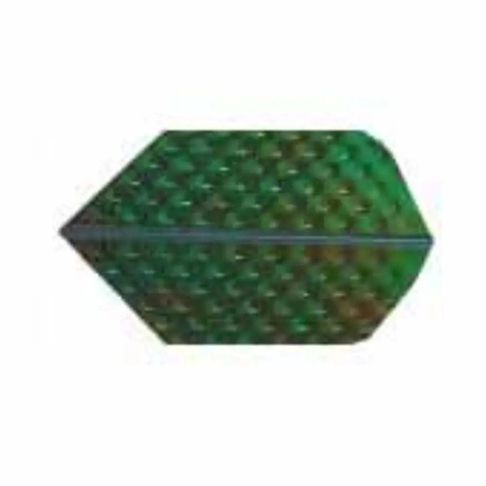 Plumas Iridescent Embossed Slim Verde vista 2