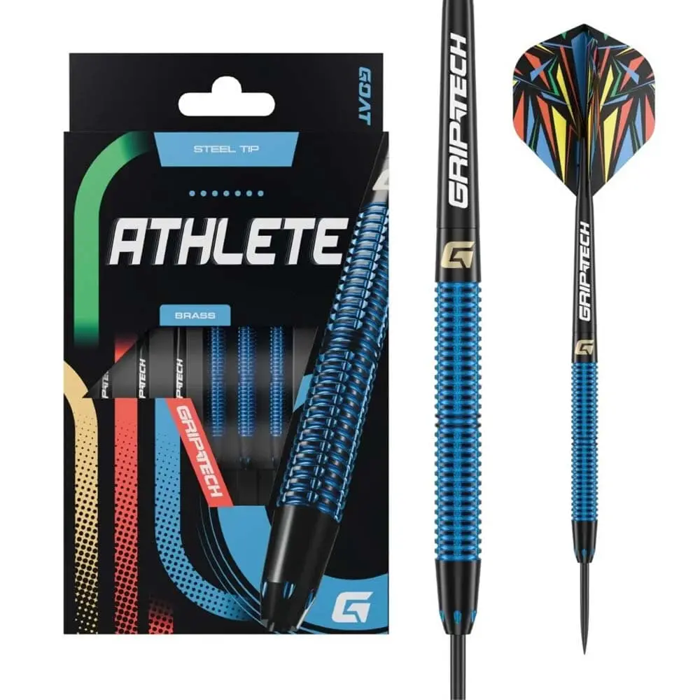 Dardos GOAT Athlete Blue Steel Latón 12g vista 4