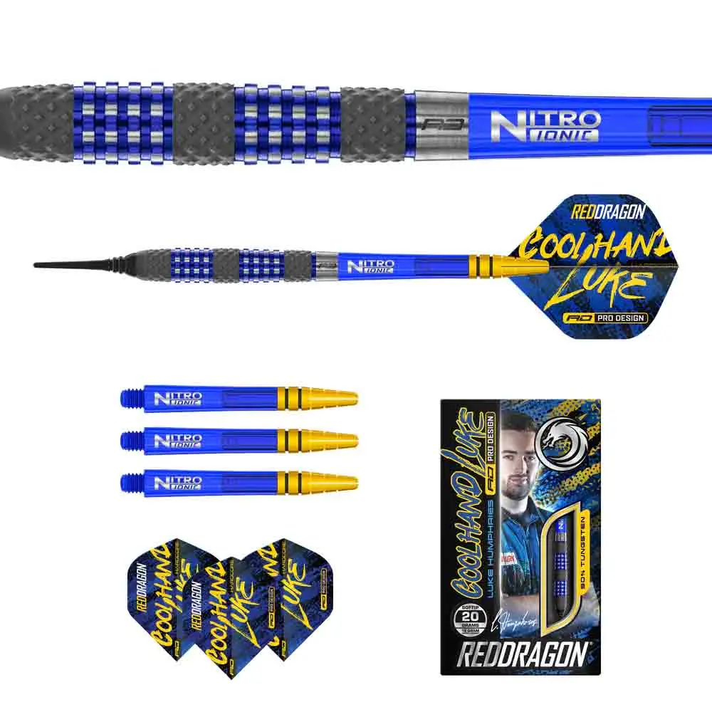 Dardos Red Dragon Luke Humphries TX2 Atomised 90% Tungsteno 20g Profesionales vista 4