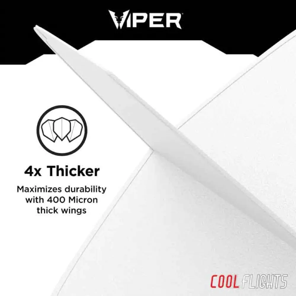 Pluma Dardos Viper Cool Flights Standard White30-7728 vista 5