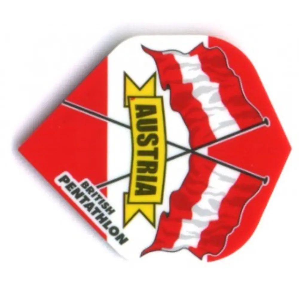 Plumas Pentathlon Standard Bandera Austria2426 vista 2