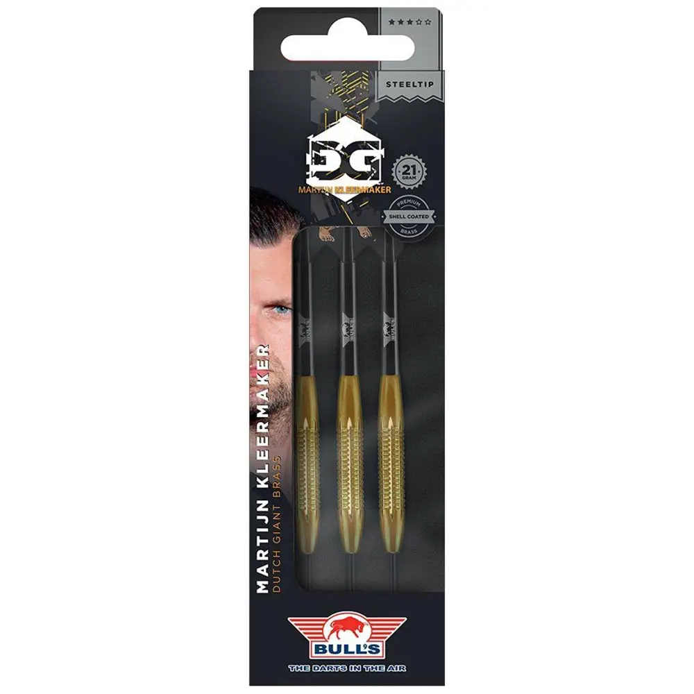 Dardos Bulls Darts Martijn Kleermaker Latón 21g vista 4