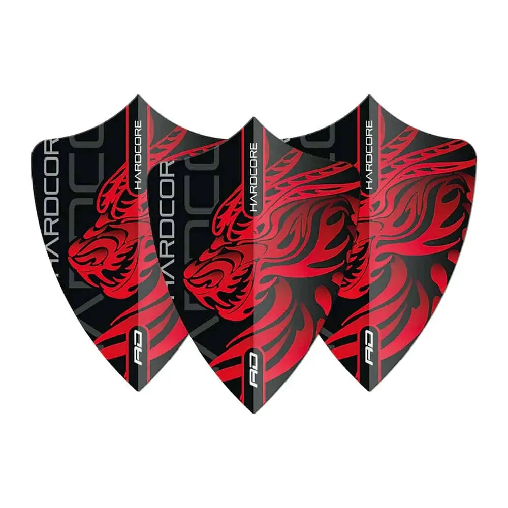 Plumas Flights Red Dragon Jonny Clayton Dragon Hardcore Freestyle vista 3