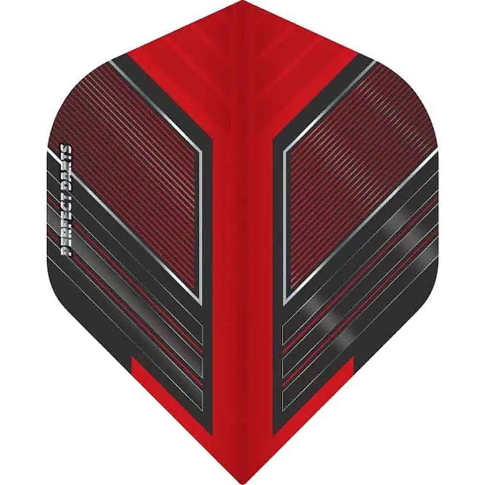 Plumas Perfect Darts Space Raider No2 Std Negra RojaF3246