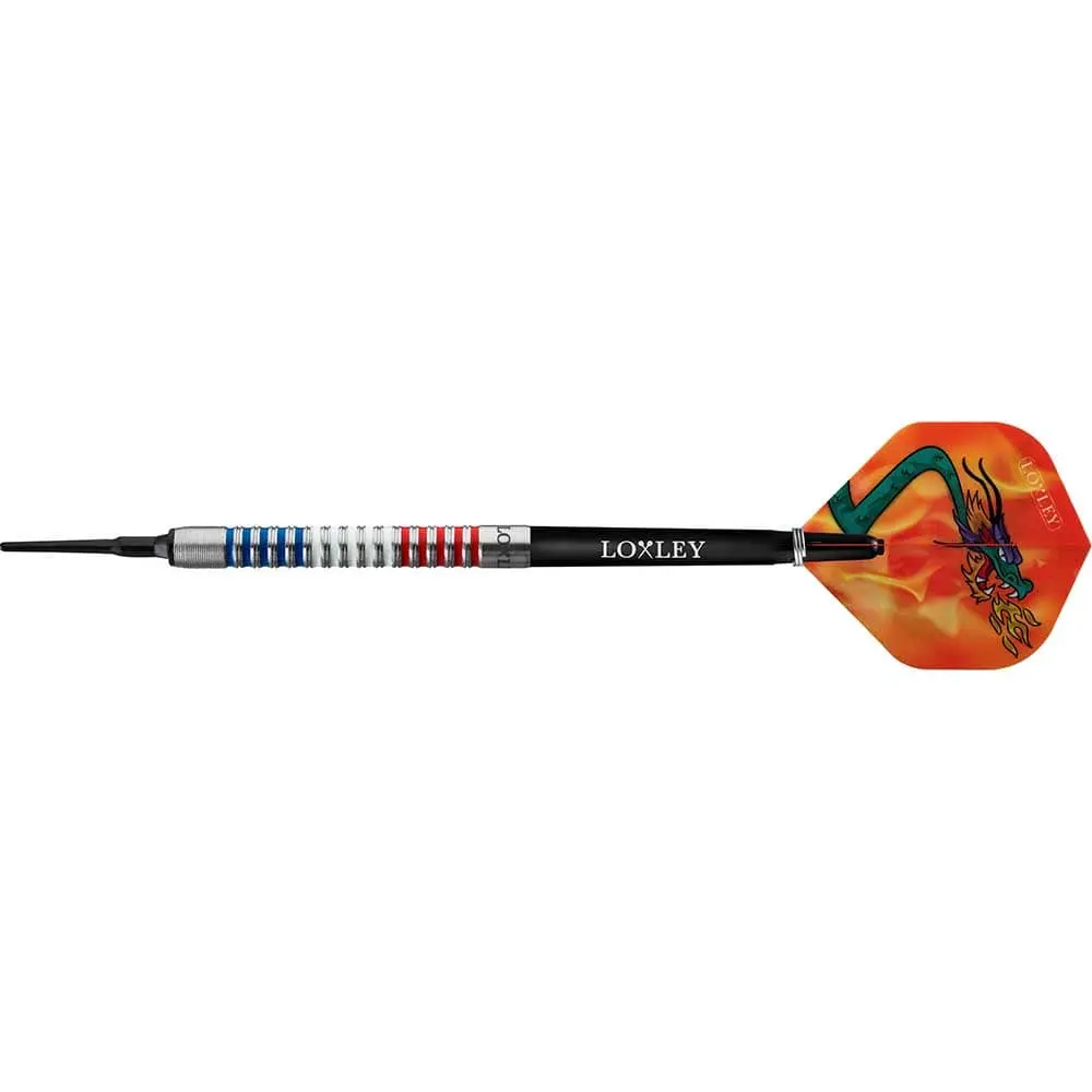 Dardos Loxley Darts Jules Van Dongen Punta Plastico 90% Tungsteno 19g Profesionales vista 3