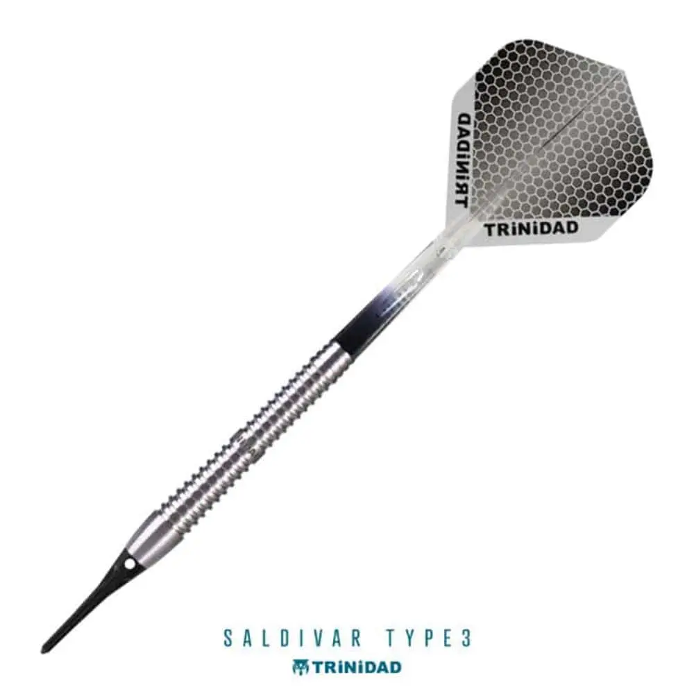 Dardos Trinidad Darts Saldivar 3 P.Plastico T 95% Tungsteno 22g Profesionales vista 2