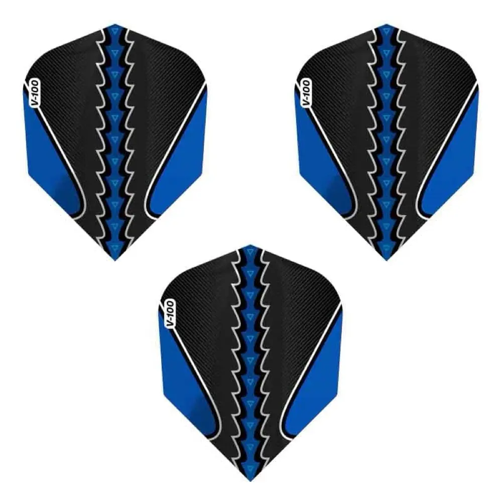 Pluma Dardos Viper Flights Black Flux Standard Blue30-1821 vista 3