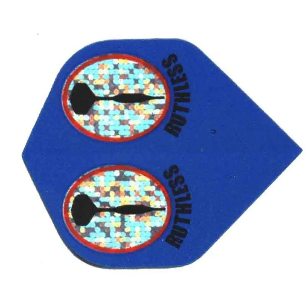 Plumas Ruthless 3D Standard Azul vista 3