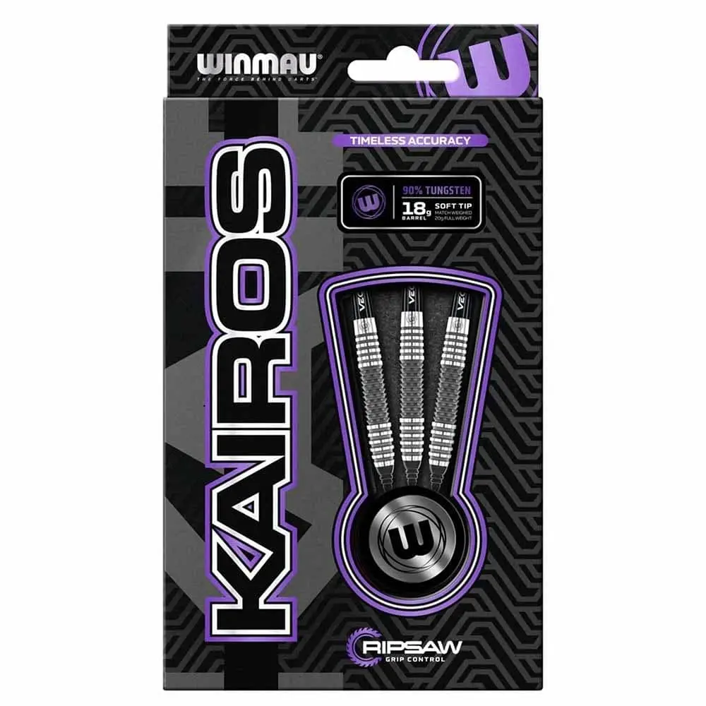 Dardos Winmau Kairos 1 Bomb 20 90% Tungsteno 20g Profesionales vista 4