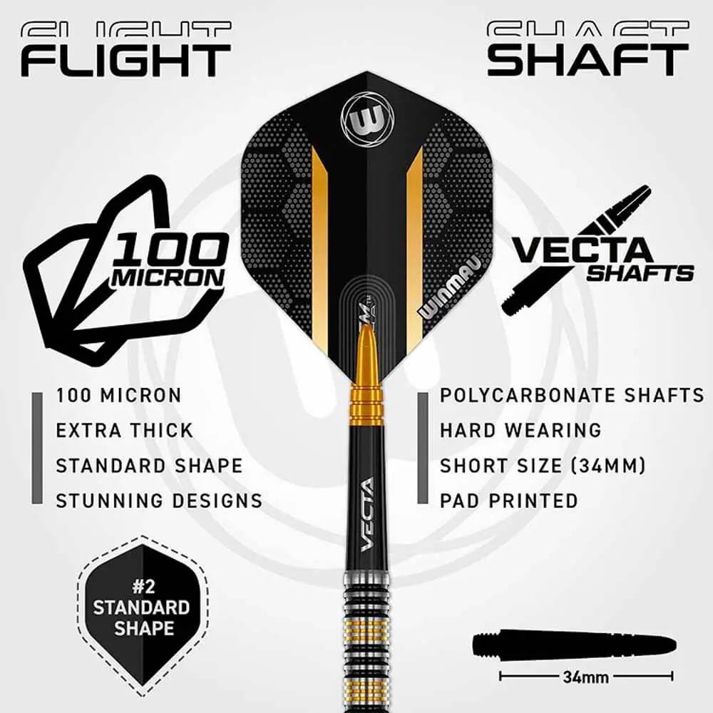 Dardos Winmau Team 360 Nicholai Bado P.Metal 90% 23gr1545.23 vista 4