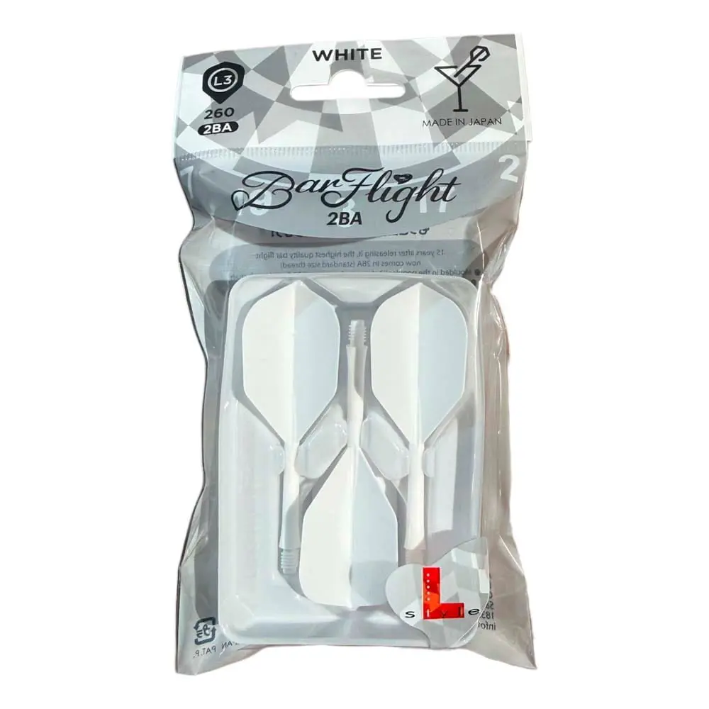 Plumas L-Style BarFlight L3 Shape Blanco 2ba vista 2