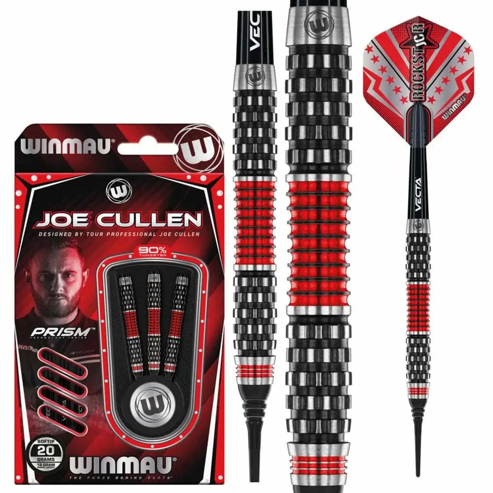 Dardos Winmau Joe Cullen Rockstar Series RS 1.0 20 90% Tungsteno 20g Profesionales vista 6