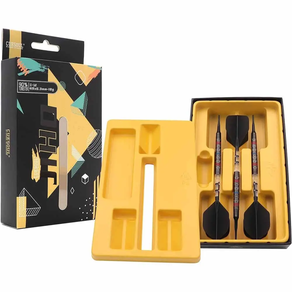 Dardos Cuesoul Jiho S1 Soft tip 90% Tungsteno 18g Profesionales vista 2
